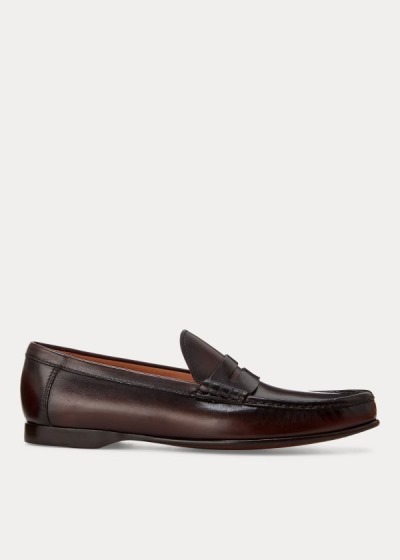 Men's Ralph Lauren Chalmers Calfskin Penny Loafers | 916340NMX